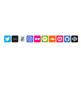 Fancy Hover Social Buttons