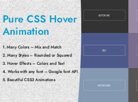 Pure CSS Hover Animation