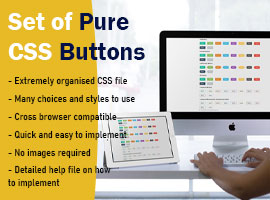 Pure CSS Buttons